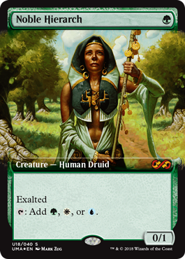 Noble Hierarch (Ultimate Box Toppers) Light Play Foil