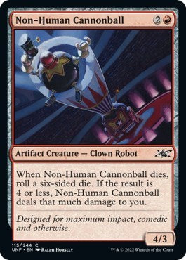 Non-Human Cannonball (Unfinity) Near Mint Foil