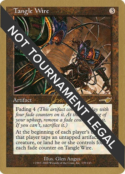Tangle Wire - 2000 Jon Finkel (NMS) (World Championship Decks) Light Play
