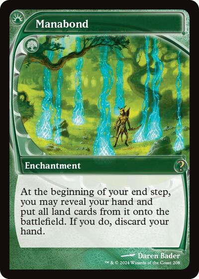 Manabond (Future Sight) (Mystery Booster 2) Light Play Foil