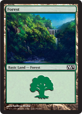 Forest (249) (Magic 2014 Core Set) Light Play