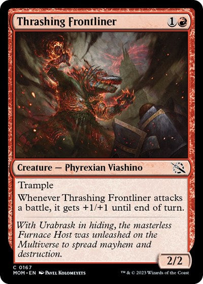 Thrashing Frontliner (March of the Machine) Near Mint