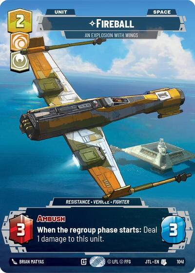 Fireball An Explosion With Wings (Prestige) (Jump to Lightspeed) Near Mint