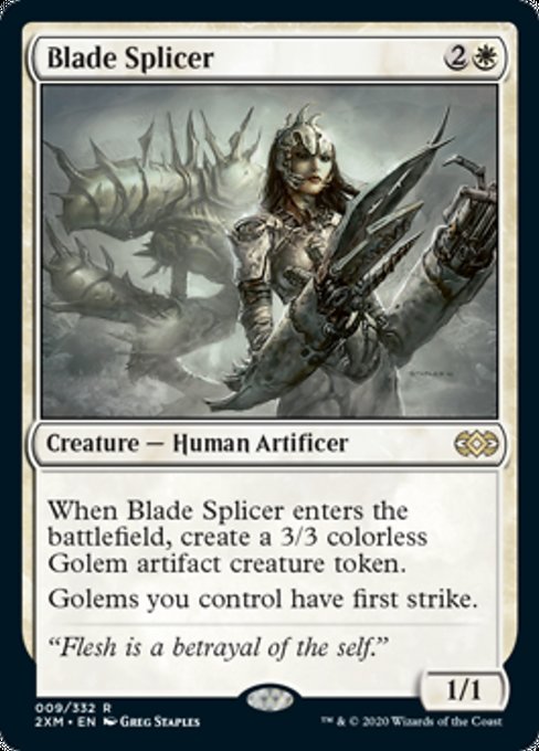 Blade Splicer (Double Masters) Light Play Foil