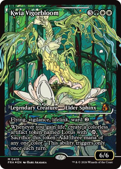 Kwia Vigorbloom (Showcase) (0410) (Reality Fracture) Near Mint Foil