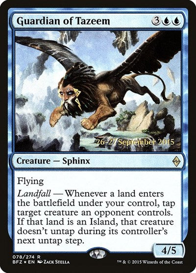 Guardian of Tazeem (Promos: Prerelease Cards) Light Play Foil