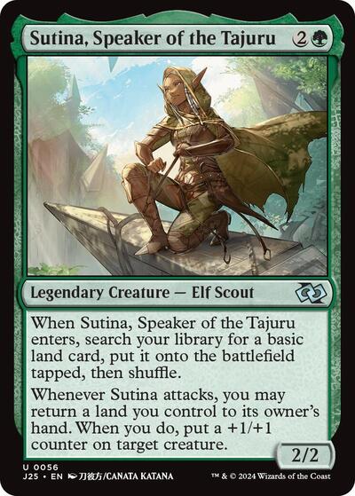 Sutina, Speaker of the Tajuru (Anime) (Foundations Jumpstart) Near Mint