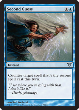 Second Guess (Avacyn Restored) Medium Play