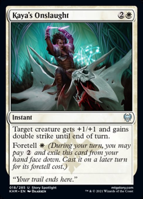 Kaya's Onslaught (Kaldheim) Medium Play