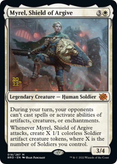 Myrel, Shield of Argive (Promos: Prerelease Cards) Near Mint Foil
