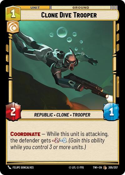 Clone Dive Trooper (Twilight of the Republic) Near Mint Foil