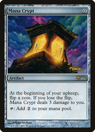 Mana Crypt (Promos: Judge) Medium Play Foil