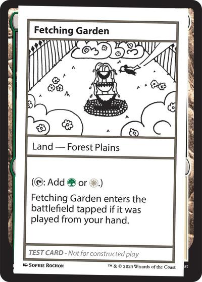 Fetching Garden (Mystery Booster 2 Playtest Cards) Near Mint