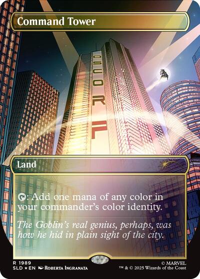 Command Tower (1989) (Rainbow Foil) (Secret Lair) Near Mint Foil