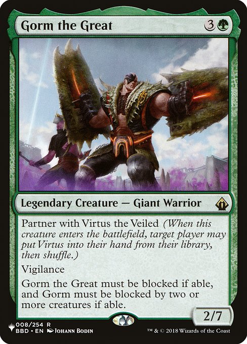 Gorm the Great (The List) Near Mint