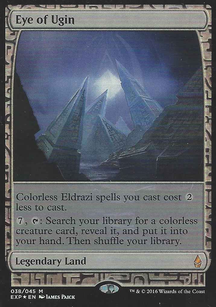 Eye of Ugin (Zendikar Expeditions) Light Play Foil