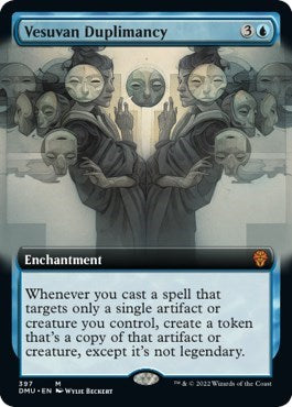 Vesuvan Duplimancy (Extended Art) (Dominaria United) Medium Play Foil