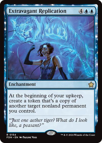 Extravagant Replication (Foundations) Light Play Foil