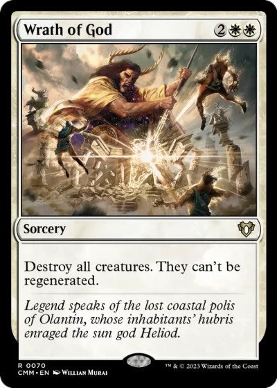 Wrath of God (Commander Masters) Near Mint Foil