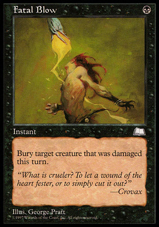 Fatal Blow (Weatherlight) Medium Play