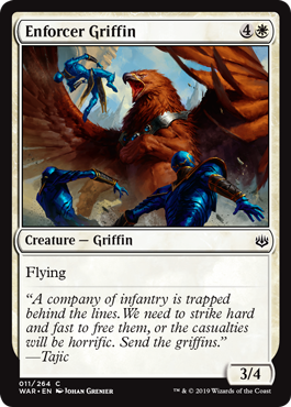 Enforcer Griffin (War of the Spark) Light Play Foil