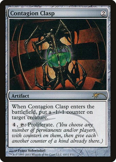 Contagion Clasp (Promos: FNM) Light Play Foil