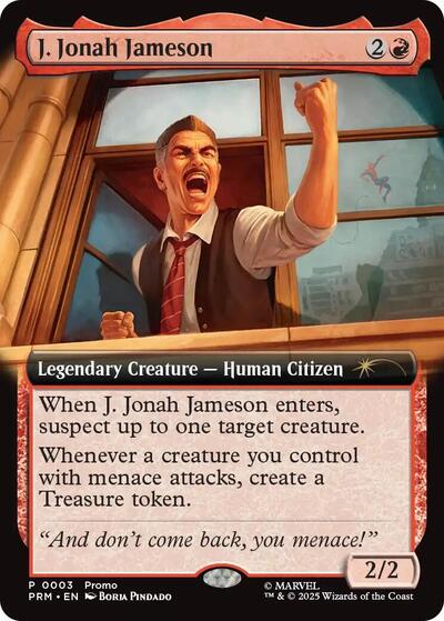 J  Jonah Jameson  Extended Art|25|0|0.00