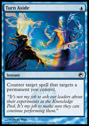 Turn Aside (Scars of Mirrodin) Light Play Foil