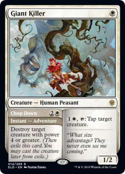 Giant Killer (Promo Pack: Throne of Eldraine) Light Play Foil