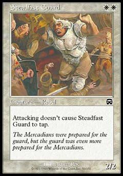 Steadfast Guard (Mercadian Masques) Medium Play