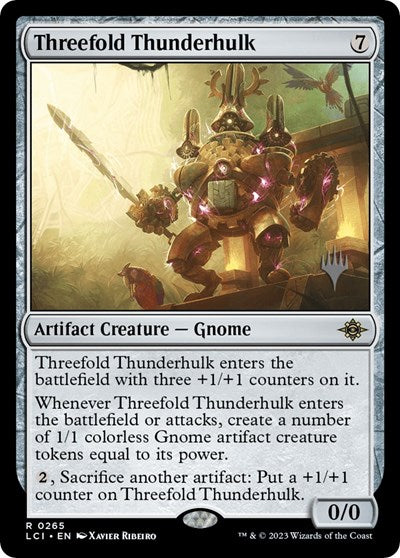 Threefold Thunderhulk (Promo Pack: The Lost Caverns of Ixalan) Near Mint Foil