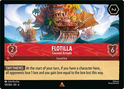 Flotilla - Coconut Armada (Azurite Sea) Near Mint Cold Foil