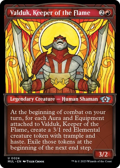 Valduk, Keeper of the Flame (March of the Machine: Multiverse Legends) Light Play