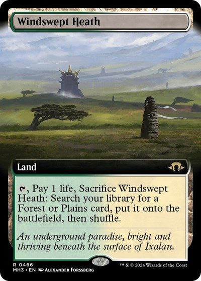 Windswept Heath (Extended Art) (Modern Horizons 3) Light Play Foil
