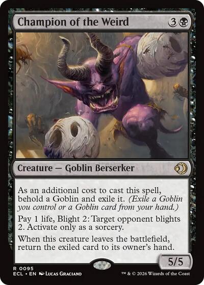 Champion of the Weird (Lorwyn Eclipsed) Near Mint Foil