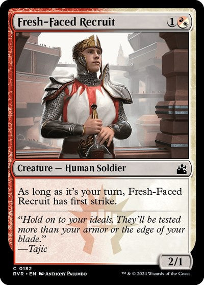 Fresh-Faced Recruit (Ravnica Remastered) Light Play Foil