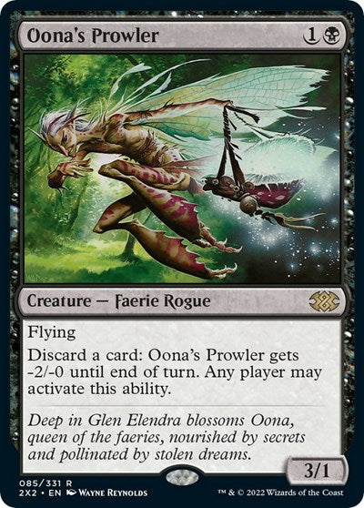 Oona's Prowler (Double Masters 2022) Light Play Foil