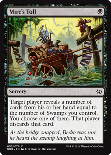 Mire's Toll (Duel Decks: Nissa vs Ob Nixilis) Light Play