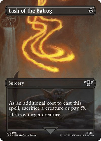 Lash of the Balrog (Borderless) (Universes Beyond: The Lord of the Rings: Tales of Middle-earth) Light Play