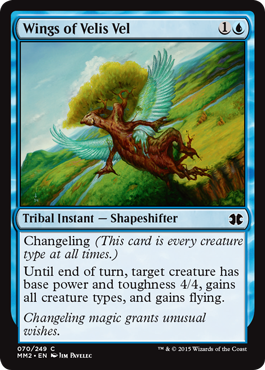 Wings of Velis Vel (Modern Masters 2015) Light Play Foil