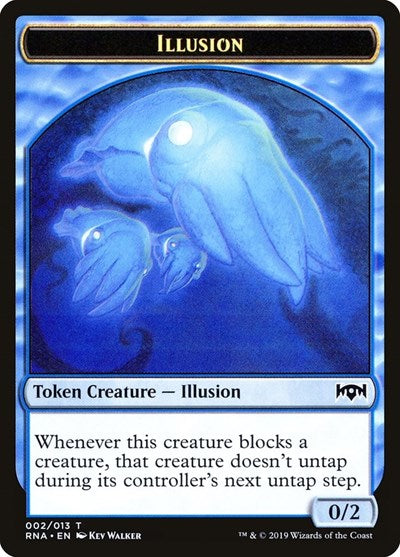 Illusion Token (Ravnica Allegiance) Medium Play