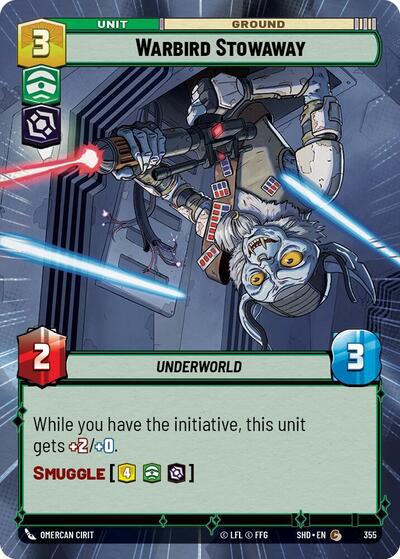 Warbird Stowaway (Hyperspace) (Shadows of the Galaxy) Near Mint