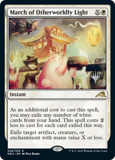 March of Otherworldly Light (Promo Pack: Kamigawa: Neon Dynasty) Near Mint