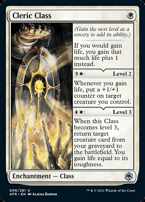 Cleric Class (Adventures in the Forgotten Realms) Heavy Play Foil