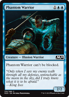 Phantom Warrior (Magic 2020 Core Set) Near Mint
