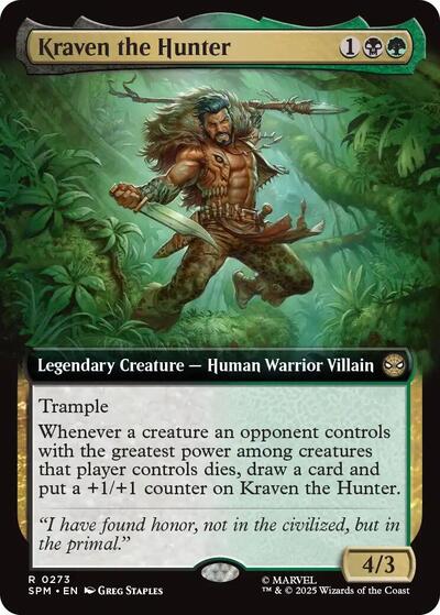 Kraven the Hunter  Extended Art|15|0|0.00