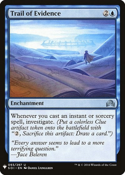 Trail of Evidence (Mystery Booster) Near Mint
