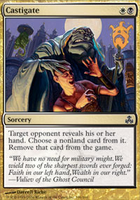 Castigate (Guildpact) Medium Play Foil