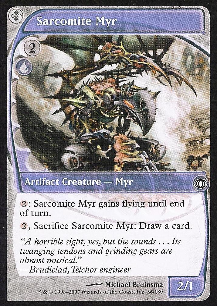 Sarcomite Myr (Futuresight) Light Play Foil