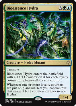 Bioessence Hydra (War of the Spark) Light Play Foil